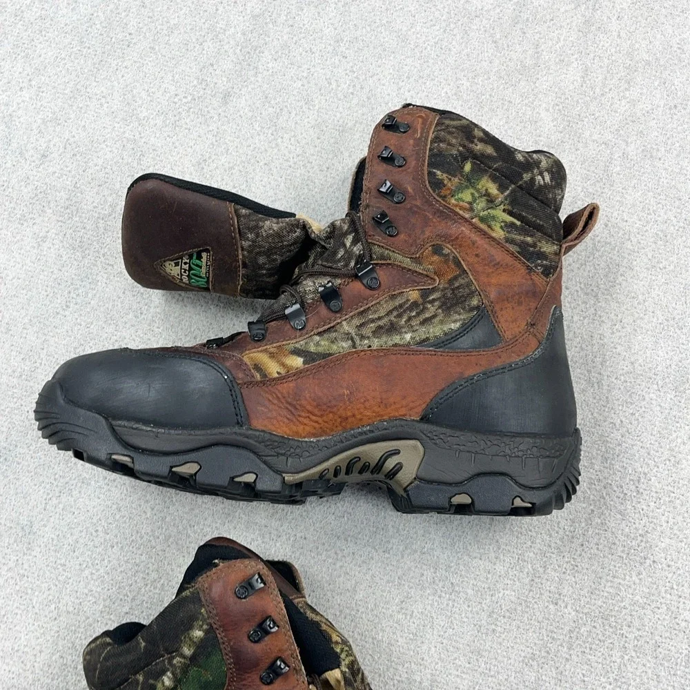 Rocky 800 Grams Gore-Tex Camo Boots Mens Size 12 Insulated Thinsulate